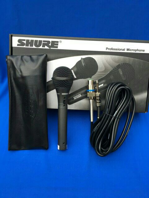 [Mã ELORDER5 giảm 10K đơn 20K] Micro Karaoke Shure 959 dây dài 5m