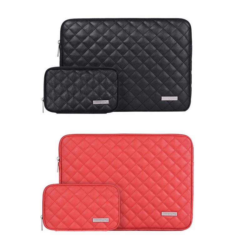 CanvasArtisan Túi Đựng Laptop Vải Vân Kim Cương Chống Thấm Nước Cho Matebook Air Pro Acer Dell Tablet 11/12/13/14/15 inch