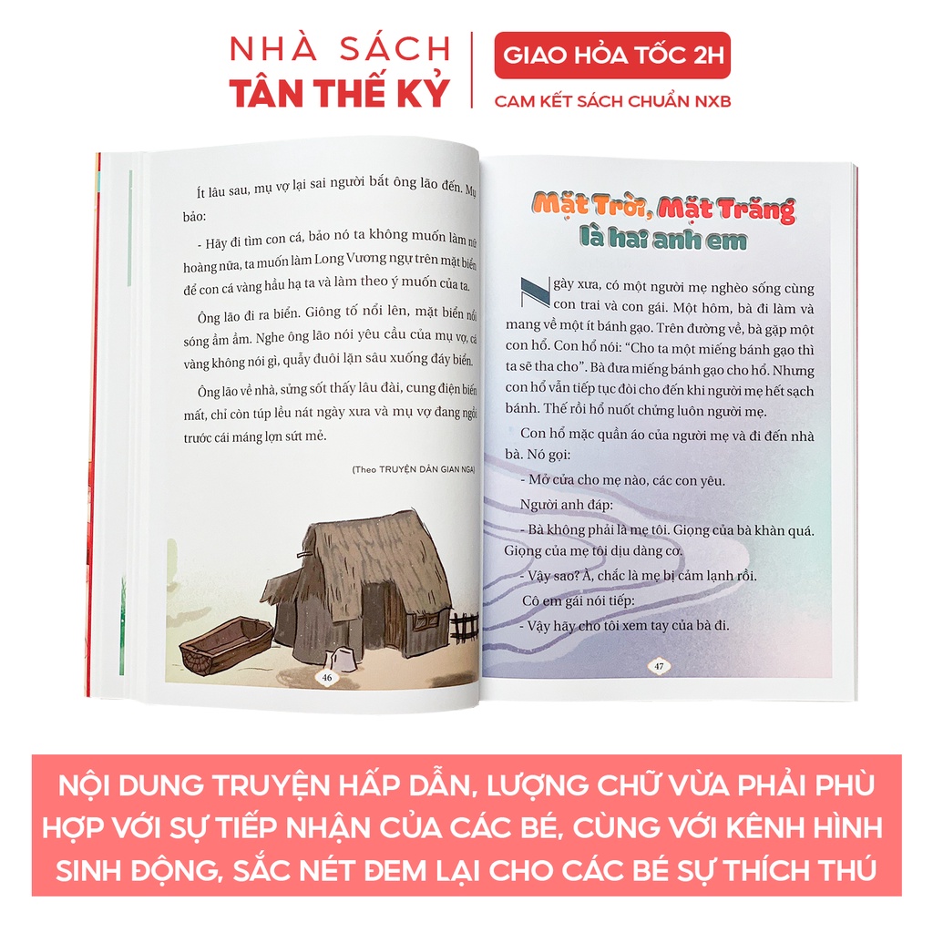 Sách Truyện cổ tích Thế giới cho bé tập đọc phát triển trí tưởng tượng