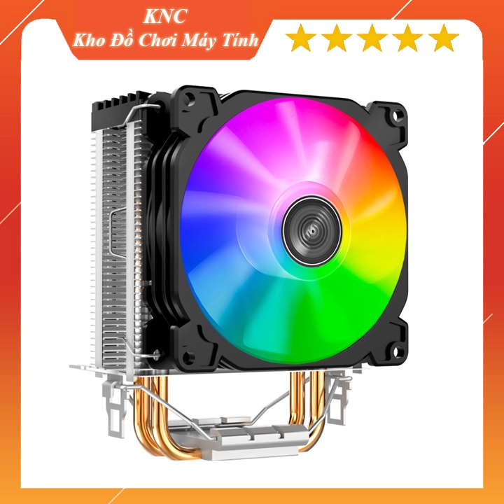 ◆▫Quạt tản nhiệt CPU Jonsbo CR1200 Led đảo màu tự động, 9cm, 2 ống đồng