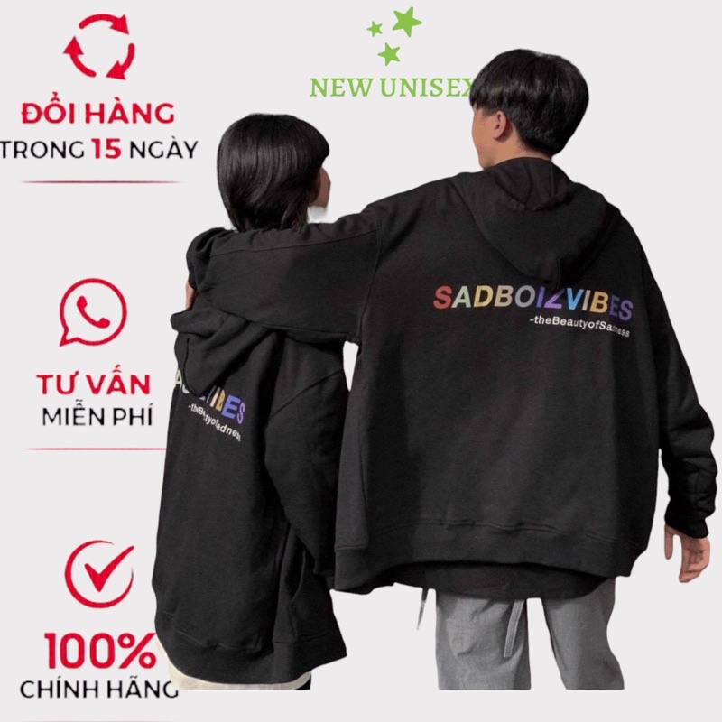 Áo Khoác Nữ Chất Thun Nỉ Ngoại Mềm Có Nón 2 Lớp In 2 Thân Form Rộng Mặc Thoải Mái Che Nắng Chắn Gió [NEW UNISEX]