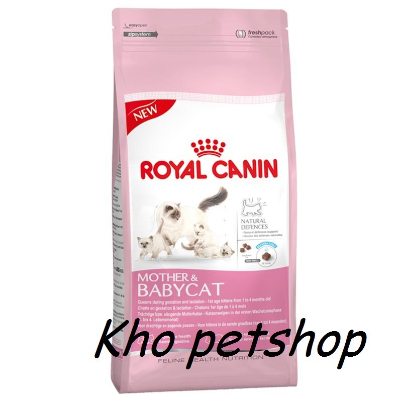 Thức ăn mèo Royal Canin Mother &amp; Baby 2kg (túi chính hãng)