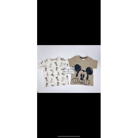 Set 2 áo mickey HM AUTH cho bé