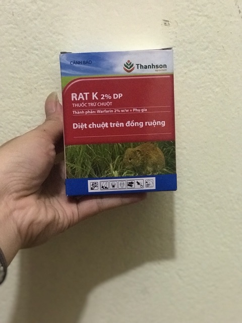 [Rẻ vô địch] Thuốc diệt chuột Rat K 2%DP gói 10g