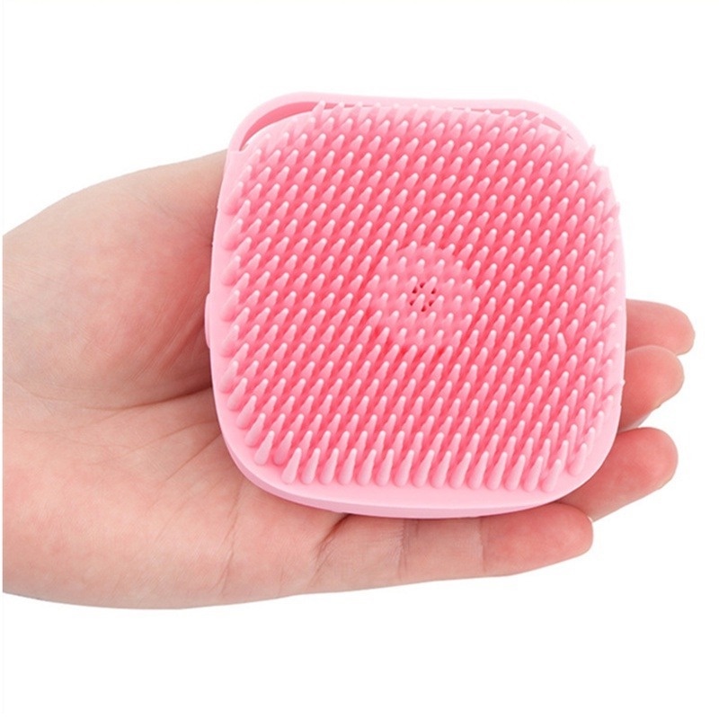 1 Bàn Chải Tắm Bằng Silicon Mềm Làm Sạch Da/Toàn Thân Đa Năng Cho Bé