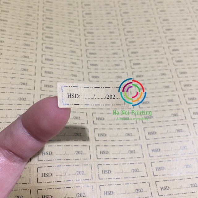 Combo 1000 tem HSD in theo yêu cầu