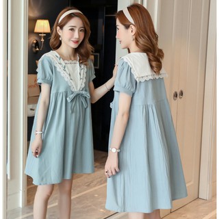 Đầm Bầu - Dáng Xòe Cổ Thủy Thủ