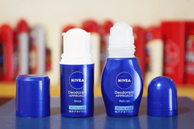 (Sale 350k->>199k) Lăn khử mùi nách Nivia nivea Mẫu mới  của Nhật Bản