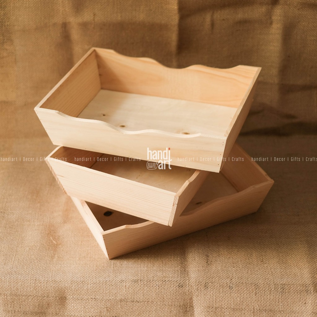 [Khay quà tết] Khay gỗ gói quà - Khay quà bằng gỗ pallet