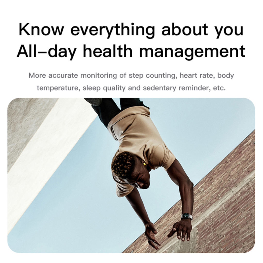 Đồng Hồ Thông Minh Đa Chức Năng Theo Dõi Sức Khoẻ Kiểu Dáng Thể Thao