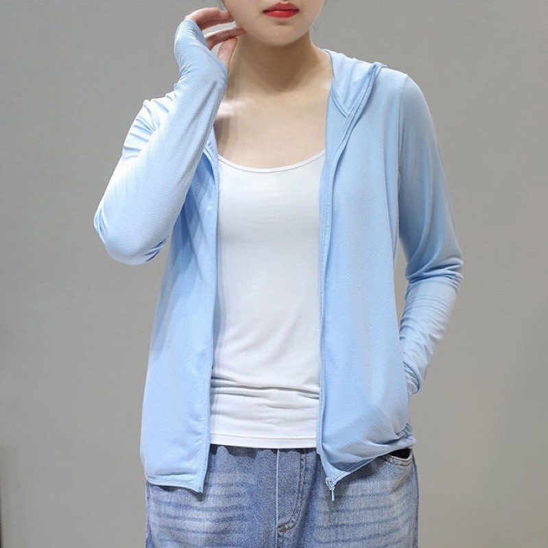 [Mã FAMAYWA giảm 10K đơn 50K] Áo chống nắng thông hơi ngắn viền | BigBuy360 - bigbuy360.vn