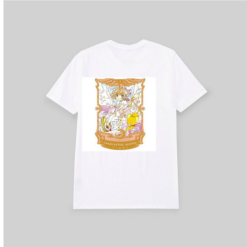 Áo phông trắng in hình SAILOR MOON NATSUME NHÀ CÓ NĂM NÀNG DÂU DEATH NOTE anime chibi