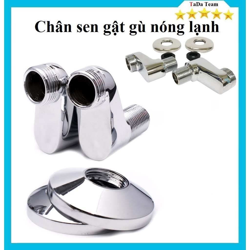 Bộ 2 chân quỳ chữ Z dùng để thay thế cho các chân kết nối củ sen nóng lạnh, bộ vòi sen tắm đứng khi bị hư hỏng.