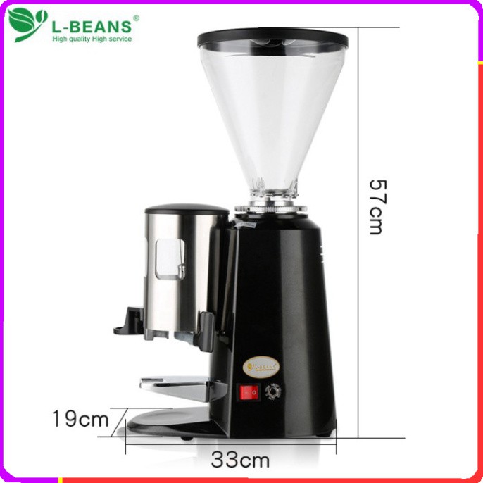 Sản Phẩm Máy xay cà phê chuyên nghiệp cao cấp. Thương hiệu L-Beans, mã SD-900N. Công suất lớn 360W dùng cho quán Cà phê