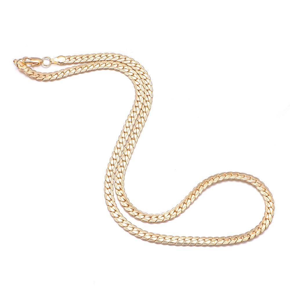 ROWANS Vòng cổ Mạ VàNg 18K 20 Inch Cho Nam