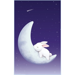 Mô hình giấy Thỏ và Trăng