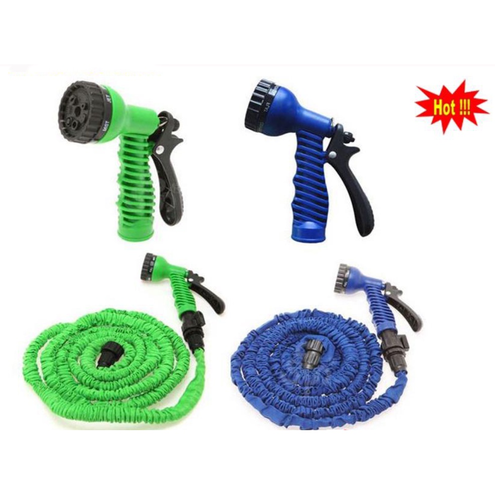Vòi xịt nước thông minh giãn nở 15m/8m Magic Hose - Vòi tưới cây rửa xe vệ sinh nhà cửa đa năng