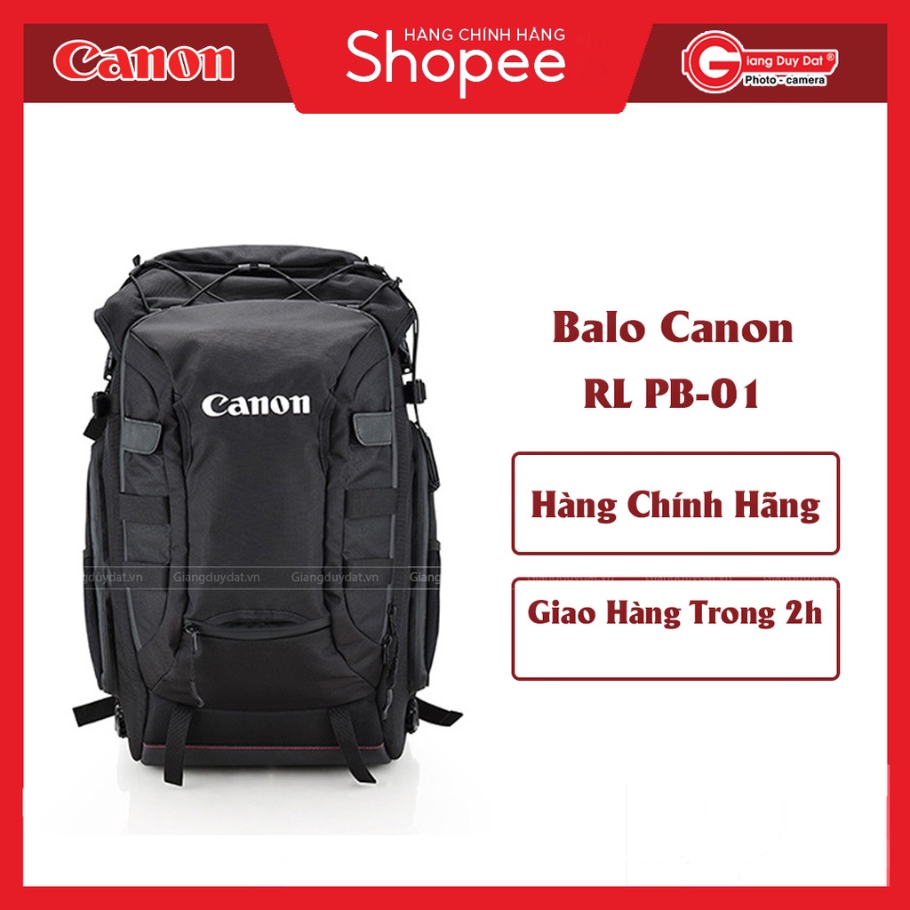Balo Máy Ảnh Canon RL PB-01 - Chính Hãng