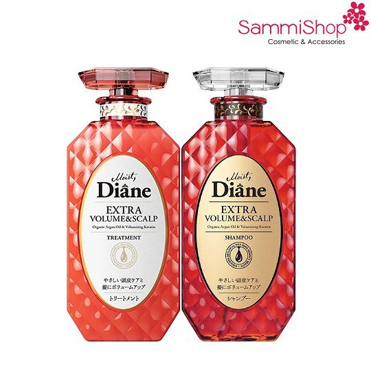 Dầu gội/ dầu Xả Ngăn Rụng & Làm Phồng Tóc Moist Diane Extra Volume & Scalp Nhật Bản 450ml ( 250k là giá 1 chai)