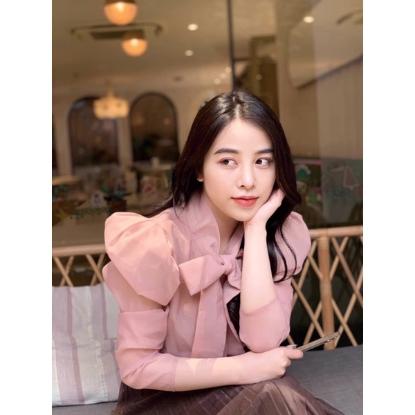 Sơ Mi Bèo Nơ Tay Bồng