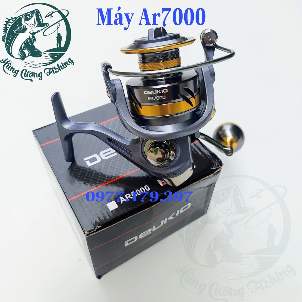 MÁY CÂU CÁ FULL KIM LOẠI DEUKIO AR7000 hàng tốt 3