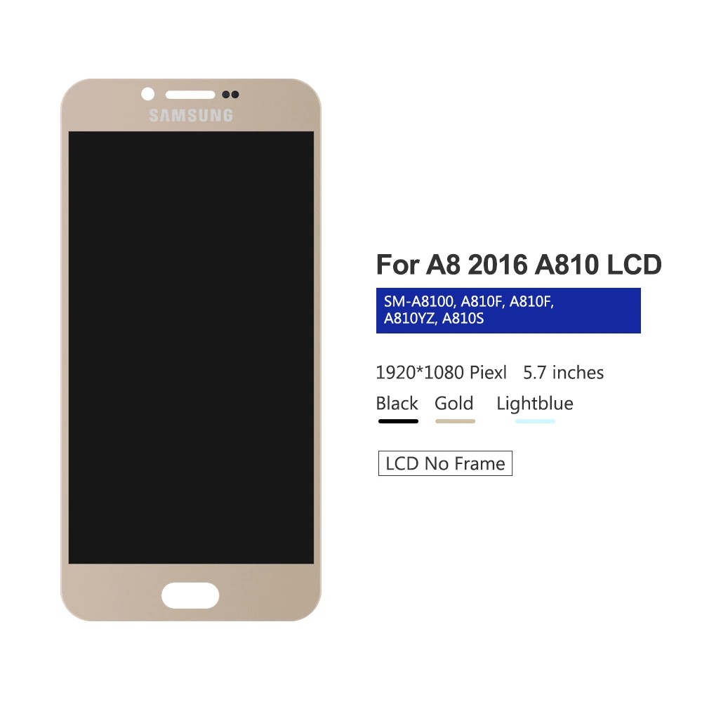 Màn Hình lcd Cảm Ứng Thay Thế Cho samsung galaxy a8 2016 a8100 a810