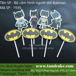 Bộ que cắm hình người dơi batman 1935