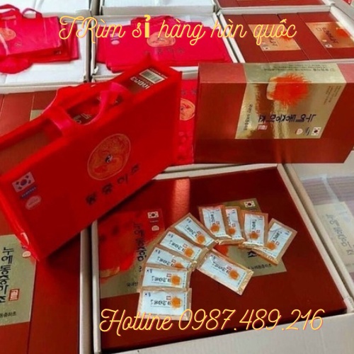 Tinh Chất Đông Trùng Hạ Thảo Hàn Quốc Hộp Đỏ 30ml x 60 gói