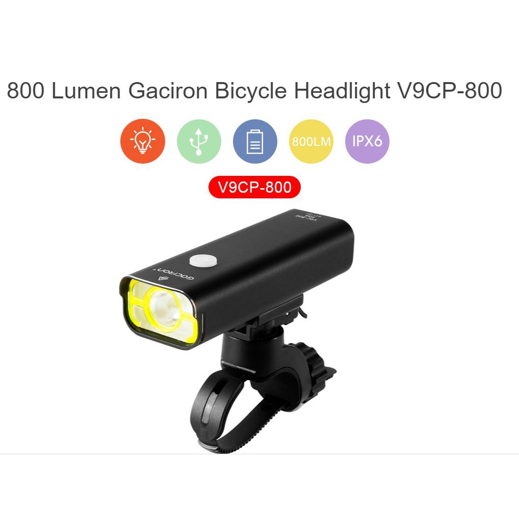 Đèn xe đạp Gaciron V9CP-800