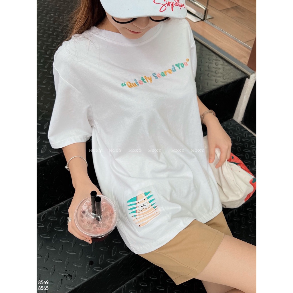 SP008569-Áo thun chữ thêu