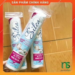 Bông tẩy trang SILCA gói 100 miếng hàng Nhật Bản