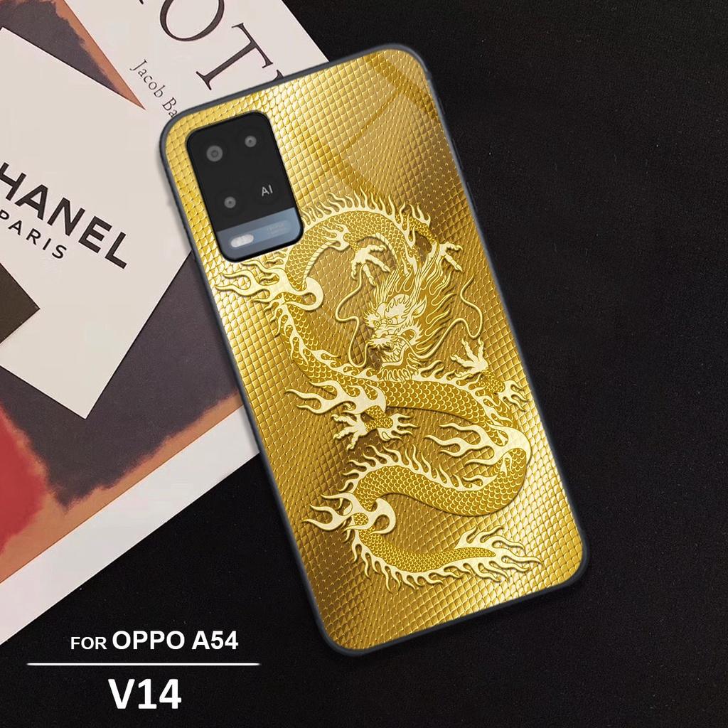 ỐP LƯNG OPPO A54 hình rồng vàng,sói,hổ,báo,ngựa cực ngầu
