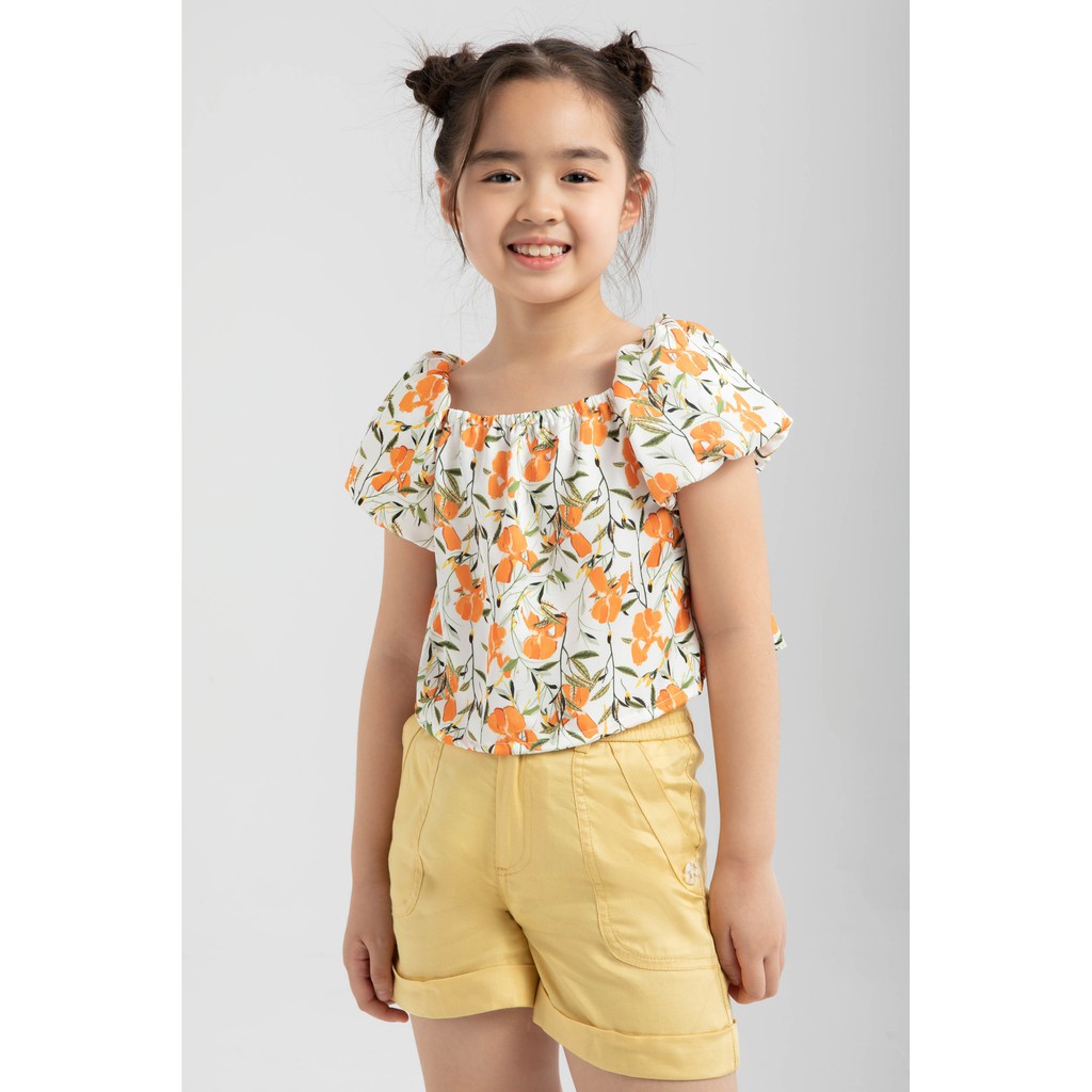 Quần sooc bé gái gấu lật IVY moda MS 20G1310