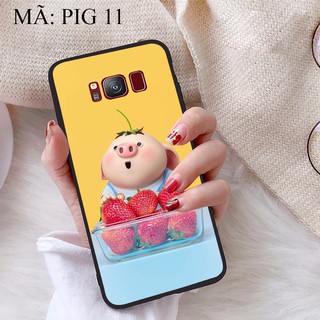 Ốp lưng Samsung S8 viền dẻo TPU BST Pig Cute