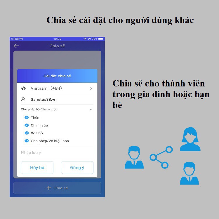 Công tắc điều khiển từ xa đa năng qua Wifi