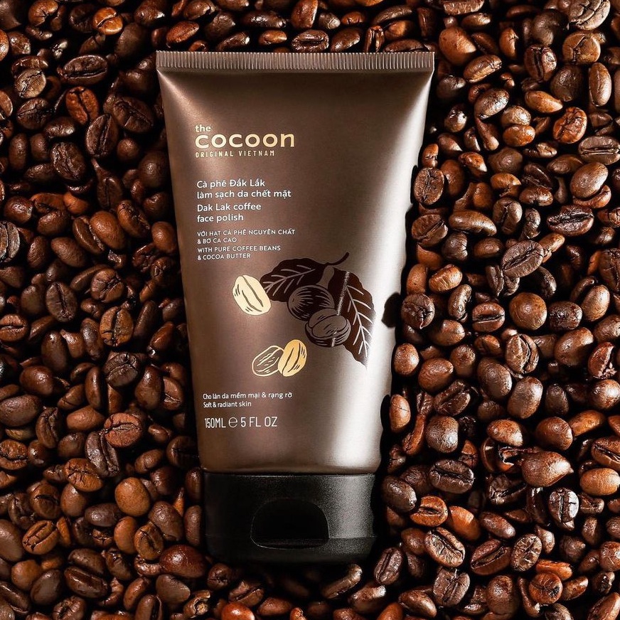 Tẩy da chết cho mặt Cocoon từ cà phê Đắk Lắk 150ml