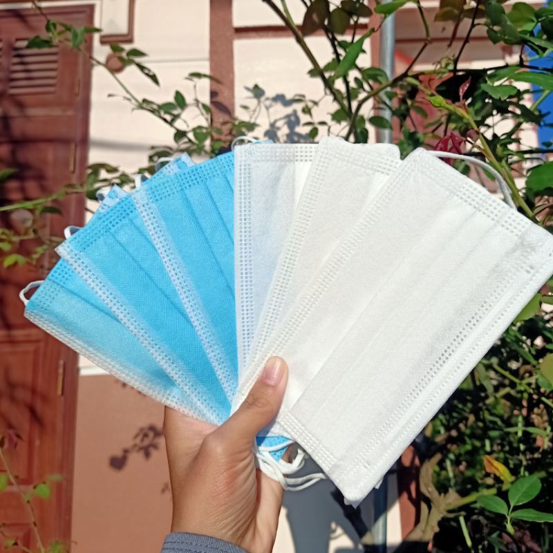 Hộp Khẩu Trang Y Tế 50 Cái 4 Lớp Kháng Khuẩn Chống Bụi ( 3 màu : Xanh , Xám , Trắng ) | BigBuy360 - bigbuy360.vn