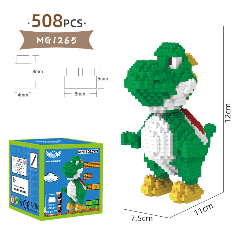 Bộ Đồ Chơi Lắp Ráp Mario Vui Nhộn Cho Bé