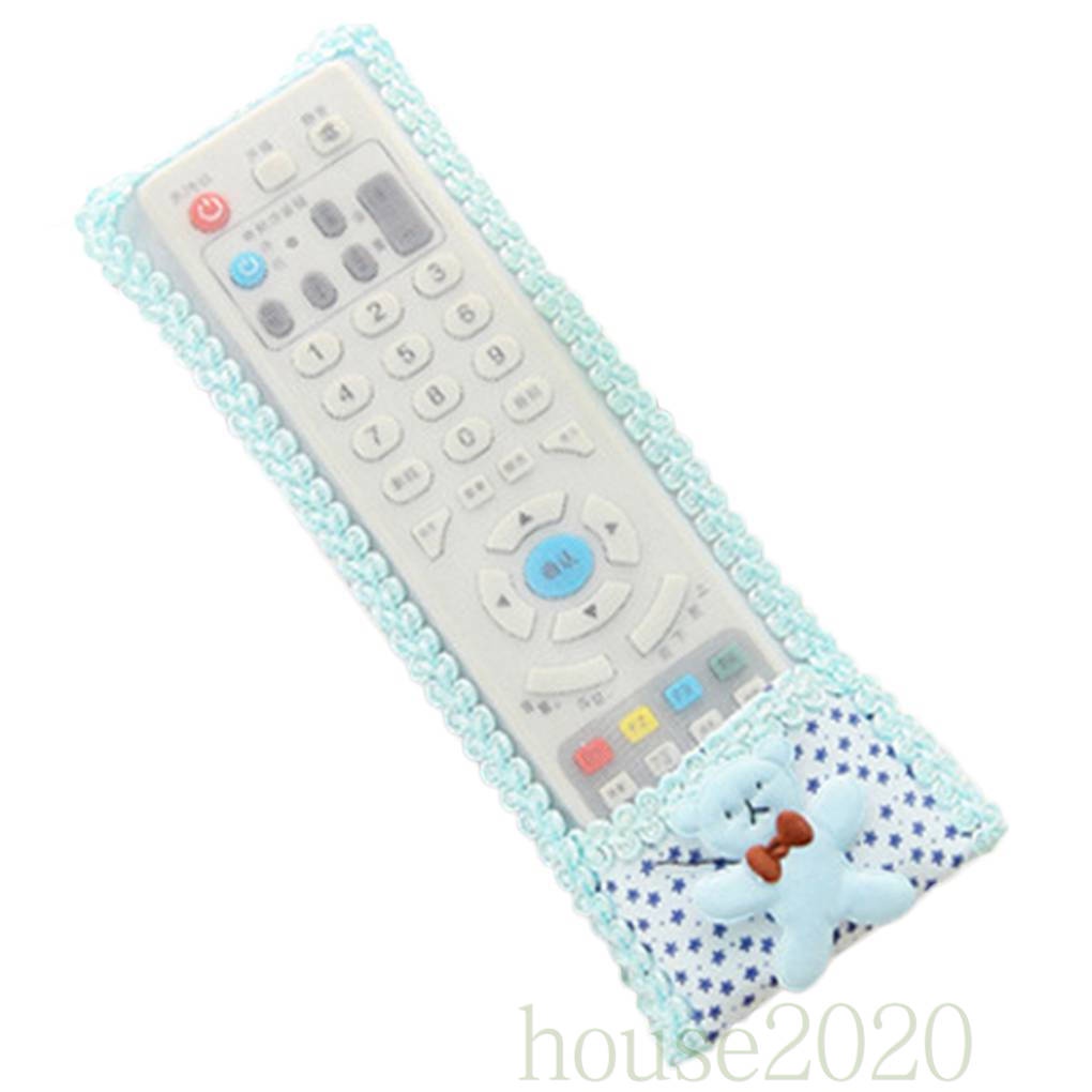[HOUSE2020] Vỏ bọc điều khiển từ xa bằng vải ren thiết kế hình gấu nhỏ size S/M/L