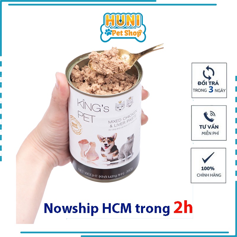 Pate Hỗn Hợp Hoàn Chỉnh King's Pet Dành Cho Thú Cưng - sốt cho chó King Huni petshop