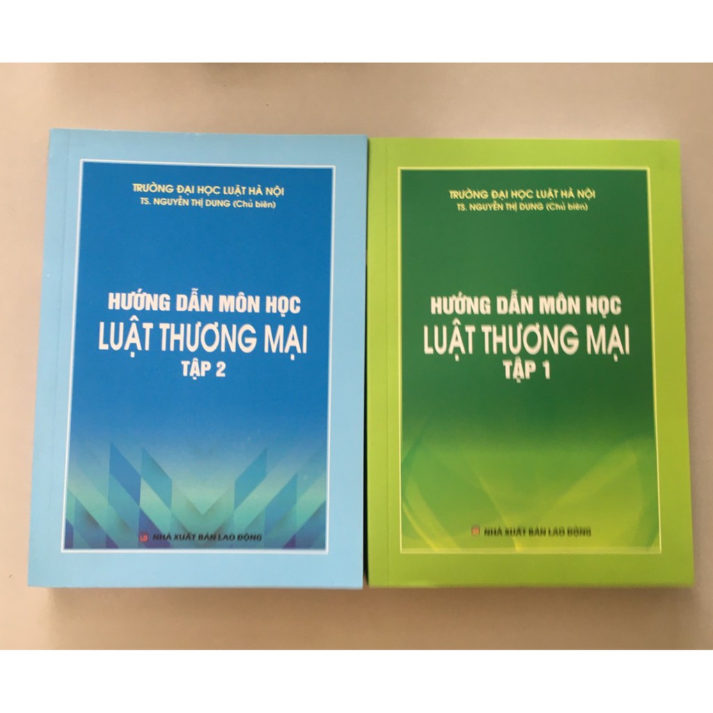 Sách - Hướng dẫn môn học luật thương mại tập 1 và 2