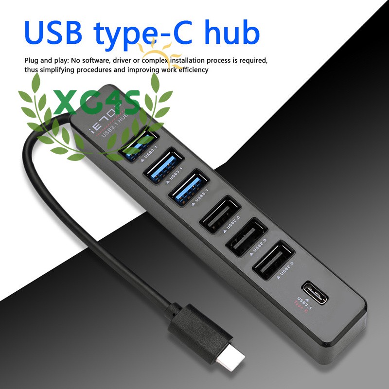 Bộ Chia 4 / 7 Cổng Usb 3.1 Hub Đa Năng Usb 3.1 Cho Laptop Pc @ My