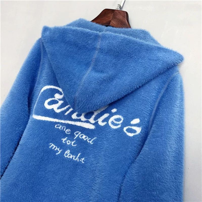 ÁO KHOÁC LÔNG PHỐI LEN CARDIGAN