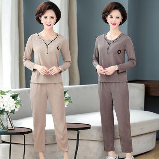 Set Đồ Bộ Dài Tay Thời Trang Mới Cho Các Bà Mẹ
