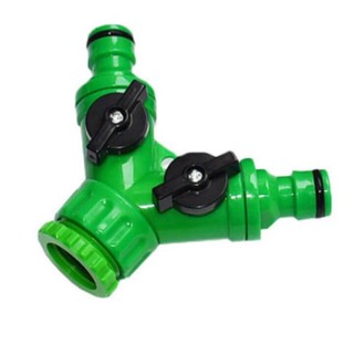 Van khóa chữ y - 02 van khóa nước y nối nhanh phi 21& 27mm