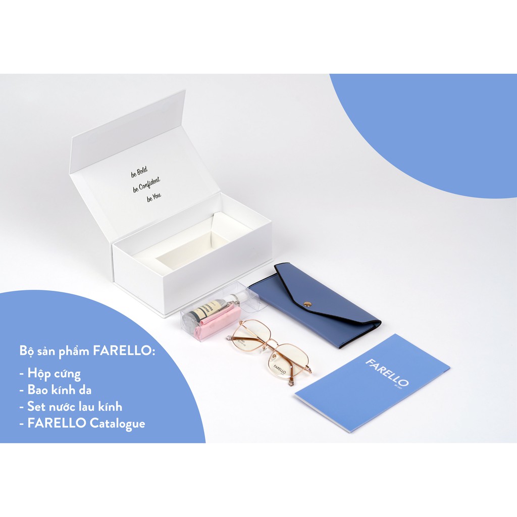 Hộp cứng cao cấp đựng kính mắt FARELLO