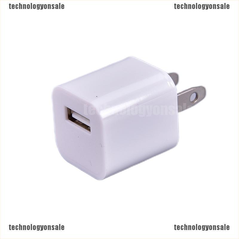 Bộ sạc gắn tường cổng cắm USB 5W cho Ipod Ipad Iphone 5 / 5c / 5s / 6 / 6s / 7 Plus