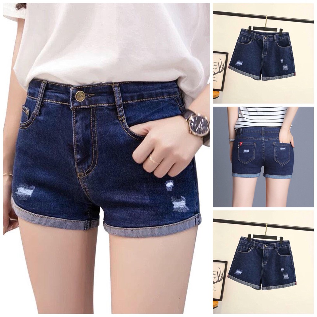 Quần shorts jean nữ cao cấp size từ 25-35 | BigBuy360 - bigbuy360.vn