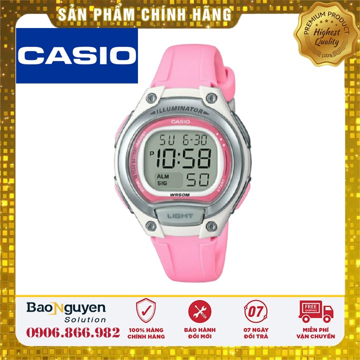 Đồng Hồ Trẻ Em Màu Hồng - Điện Tử Casio LW203