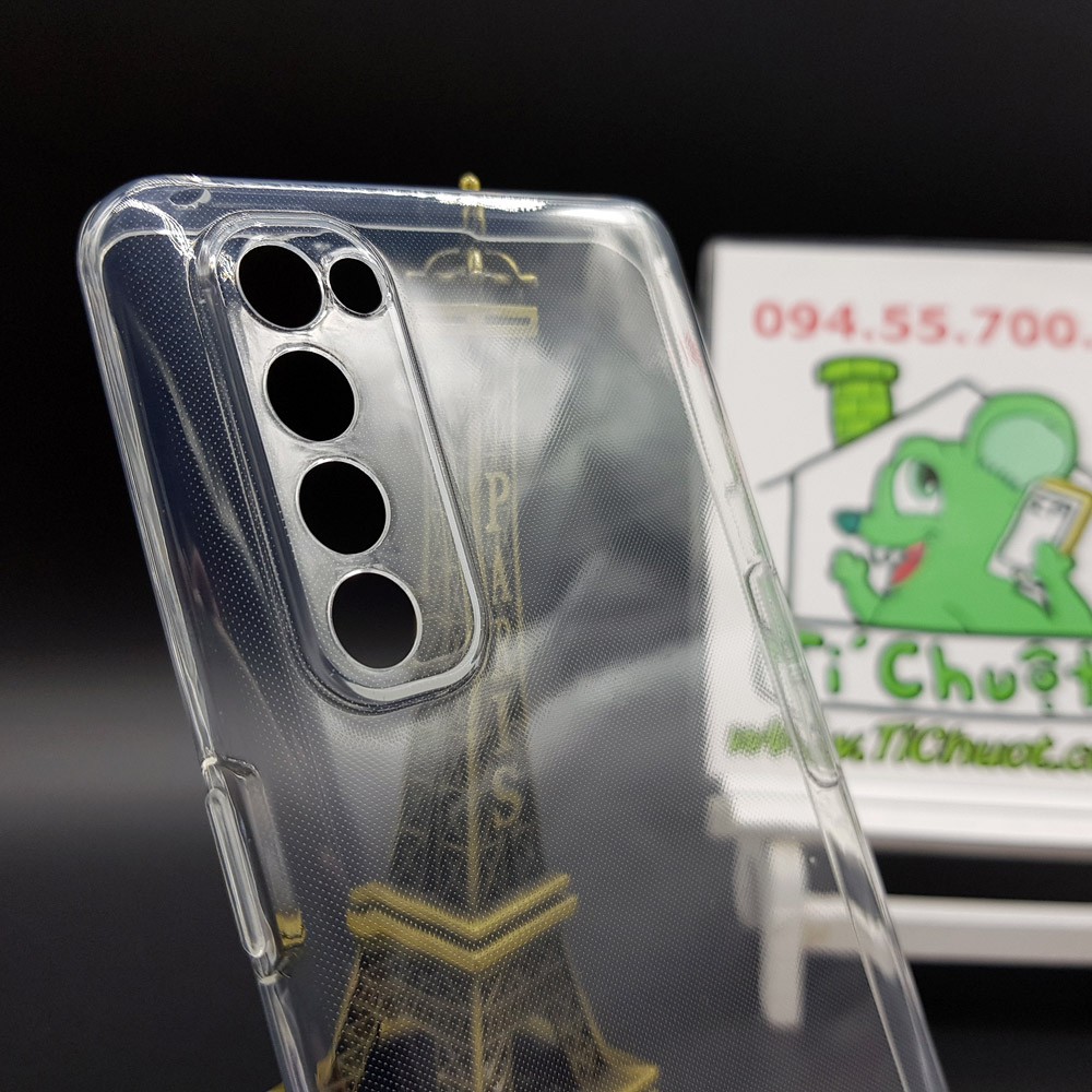 [Loại Tốt-Ảnh Thật] Ốp lưng OPPO Reno4 PRO Silicon Dẻo Trong Suốt